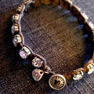 Fossil rope bracelet